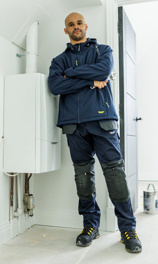 Jacket, Trousers, Boots
