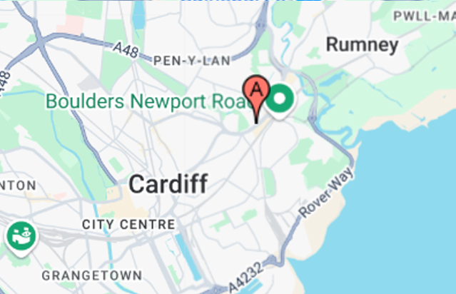 Map Cardiff