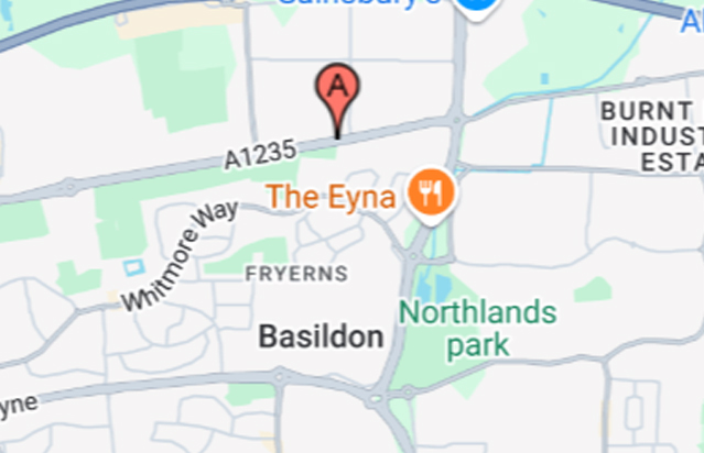 Map Basildon