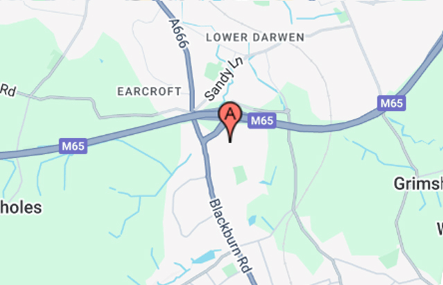 Map Darwen